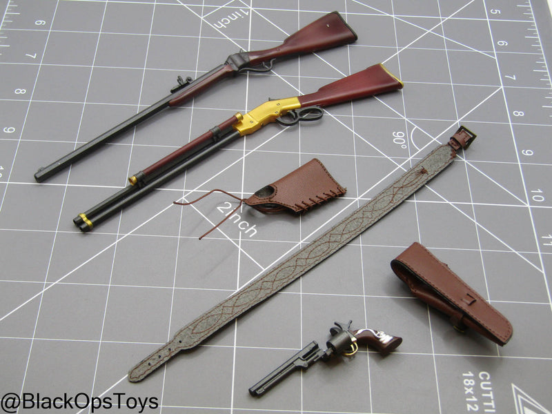 Load image into Gallery viewer, The Good - Carbine Rifle, Henry Rifle, &amp; Colt Revolver w/Holster Set
