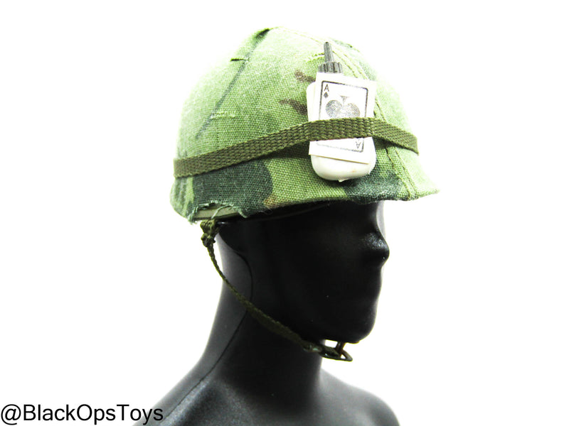 Load image into Gallery viewer, Bam 1/6 Vietnam Era Helmet w/Cover (Toy Soldier)
