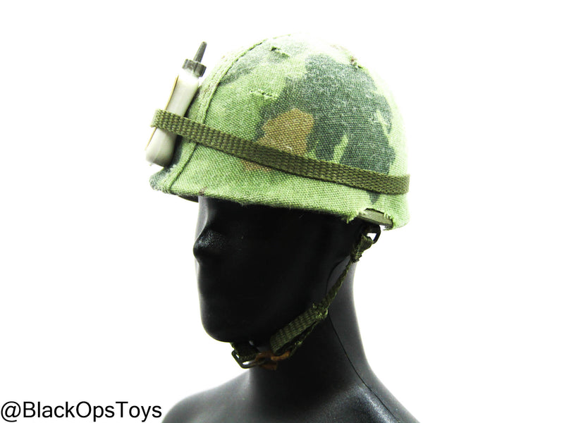 Load image into Gallery viewer, Bam 1/6 Vietnam Era Helmet w/Cover (Toy Soldier)
