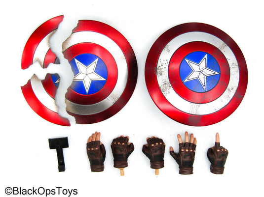 Endgame Captain America Shield Broken Shield w/Hand Set