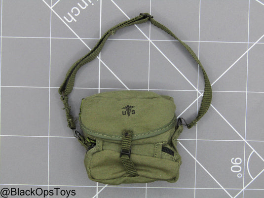 Bam 1/6 Vietnam Era OD Green Medical Satchel Bag (Toy Soldier)