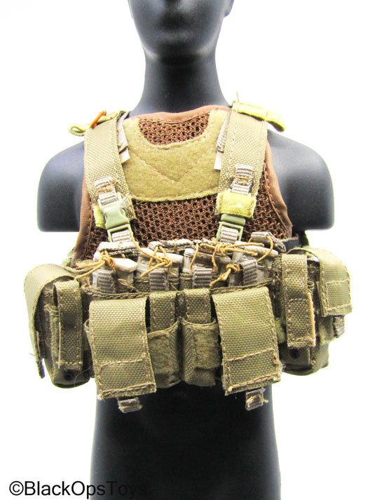 Plate Carrier Vest w/Tan Chest Rig & Mag Set (Soldier Story)