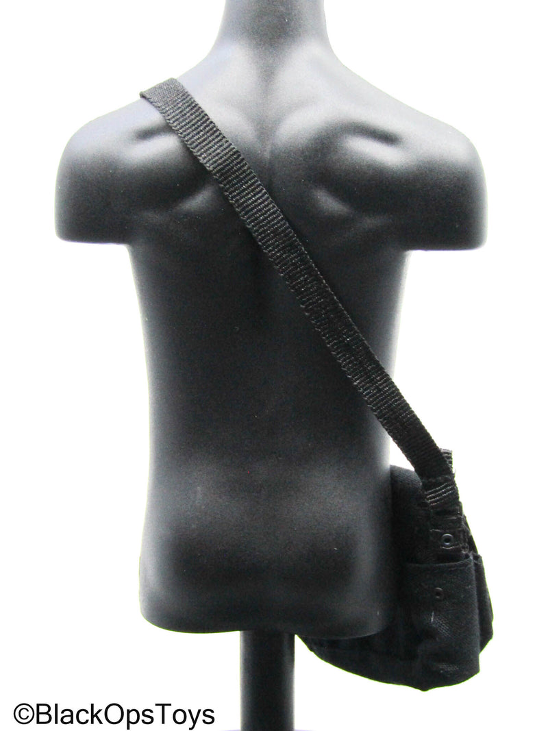 Load image into Gallery viewer, Black Messenger Bag
