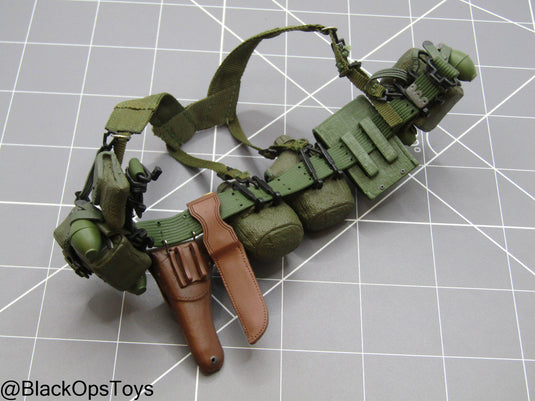 Bam 1/6 Vietnam Era Rivet Belt w/Harness & Pouch Set (Dragon)