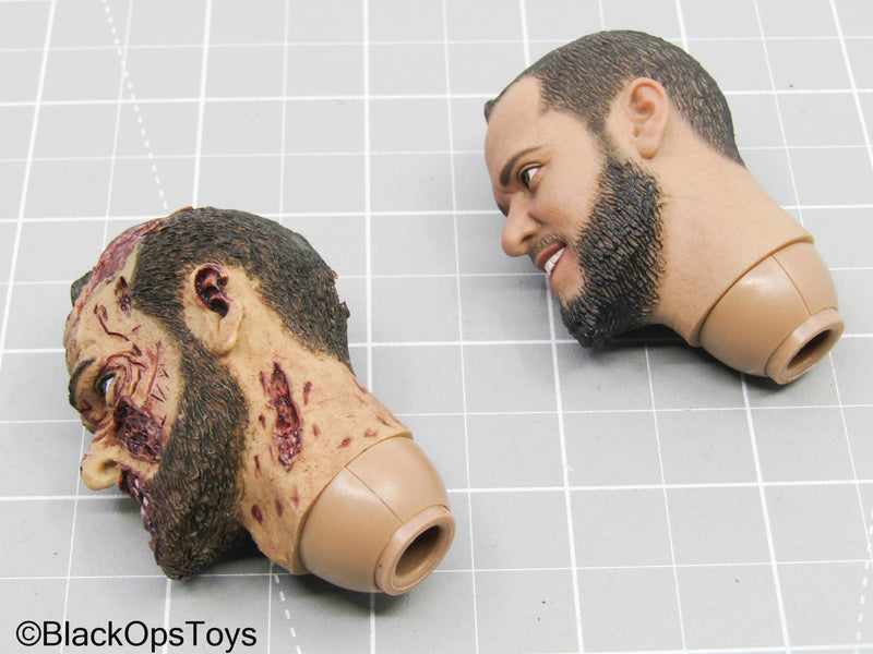 Load image into Gallery viewer, Regular &amp; Zombie Male Headsculpt Set
