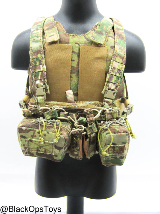 Russian FSB Alpha Sniper - Multicam Low Profile Slick Plate Carrier w/Chest Rig