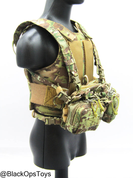 Russian FSB Alpha Sniper - Multicam Low Profile Slick Plate Carrier w/Chest Rig