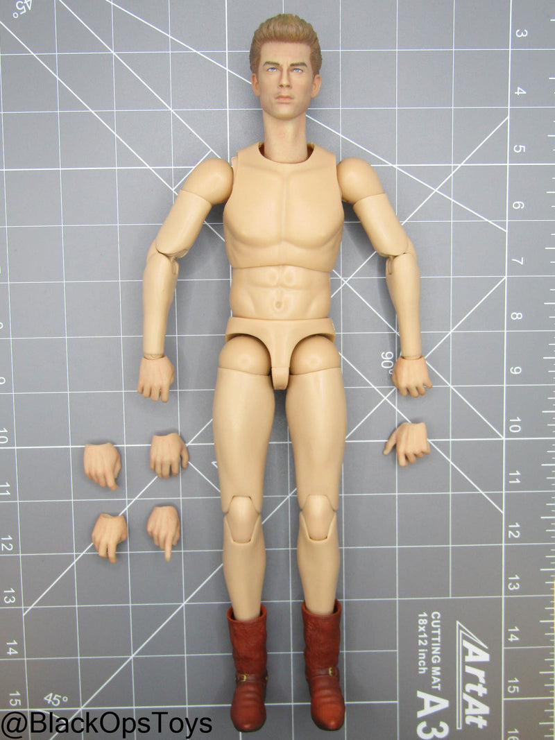 Load image into Gallery viewer, James Dean - Cowboy Ver - Male Base Body w/Headsculpt &amp; Boots (READ DESC)
