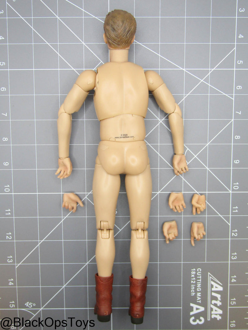 Load image into Gallery viewer, James Dean - Cowboy Ver - Male Base Body w/Headsculpt &amp; Boots (READ DESC)
