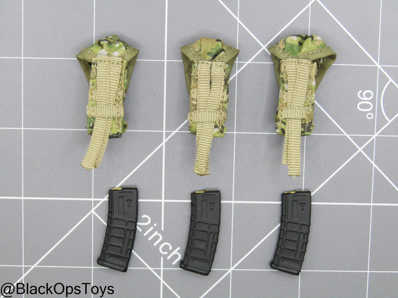 Load image into Gallery viewer, 173rd Airborne Brigade - OCP SPCS Mag Pouch Set w/Magazines
