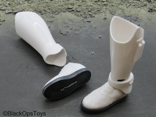 Star Wars - Stormtrooper - White Boots w/Leg Armor (Peg Type)