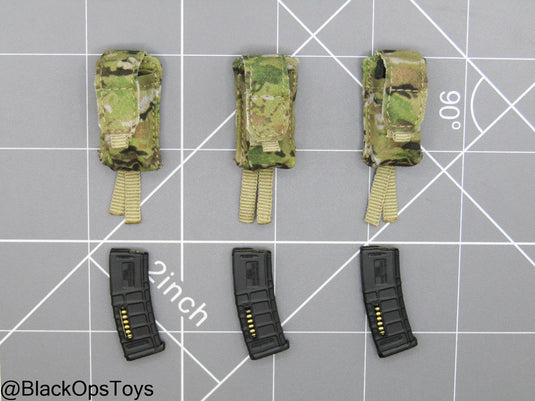 101st Airborne Div. - OCP Multicam Mag Pouch Set w/Magazines