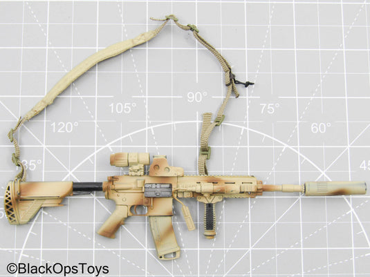 Desert Tan HK416 Assault Rifle w/Accessories (Easy & Simple)