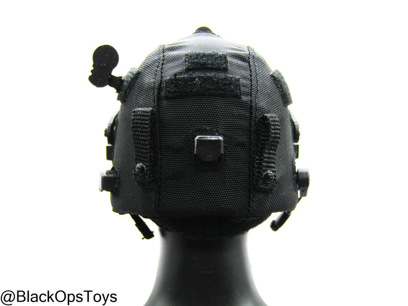 Load image into Gallery viewer, Russian Spetsnaz MVD SOBR - Black Riot Helmet w/Face Shield
