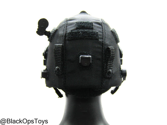 Russian Spetsnaz MVD SOBR - Black Riot Helmet w/Face Shield