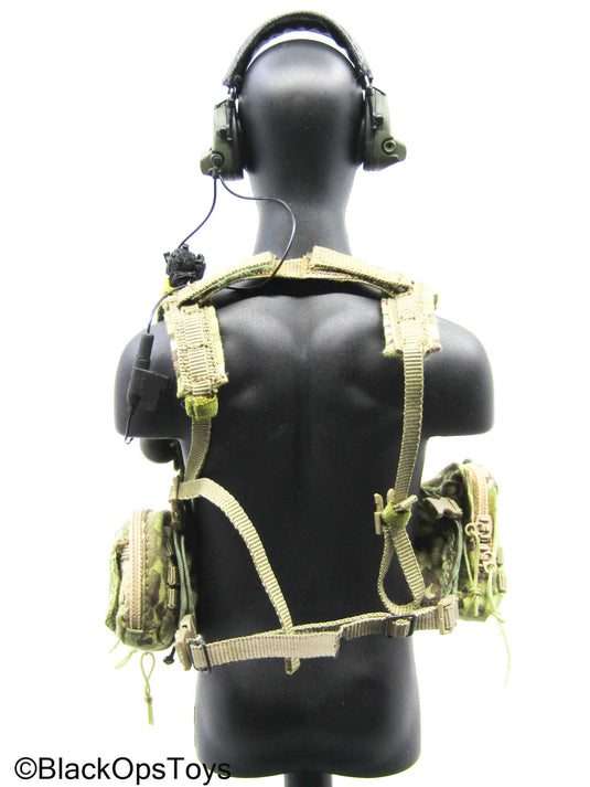 Multicam Camo Vest w/Headset, Radio & Accessories (Soldier Story)