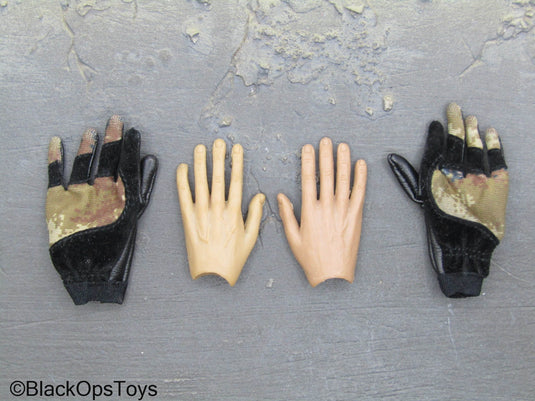 Male Bendy Hands w/Leather Like Gloves