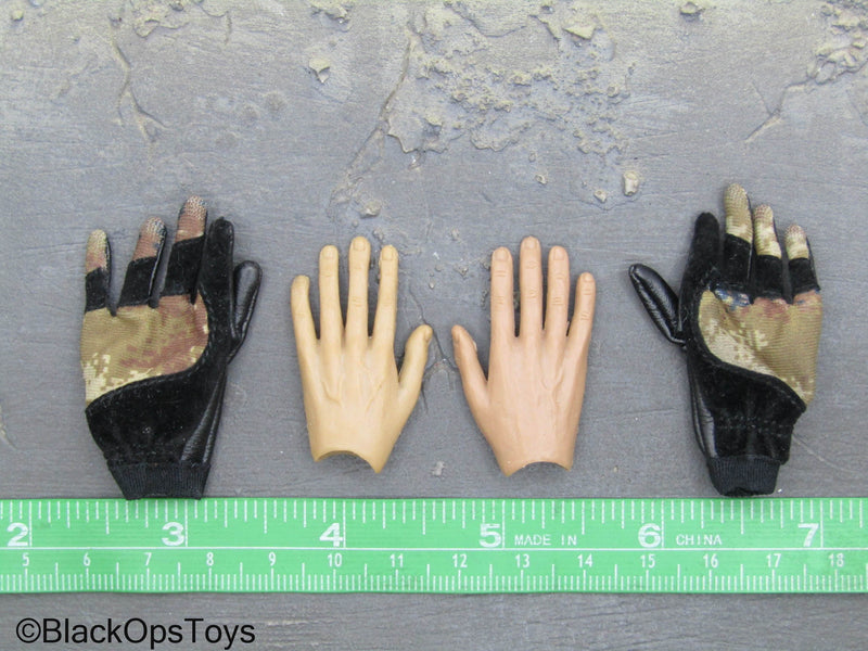 Load image into Gallery viewer, Male Bendy Hands w/Leather Like Gloves
