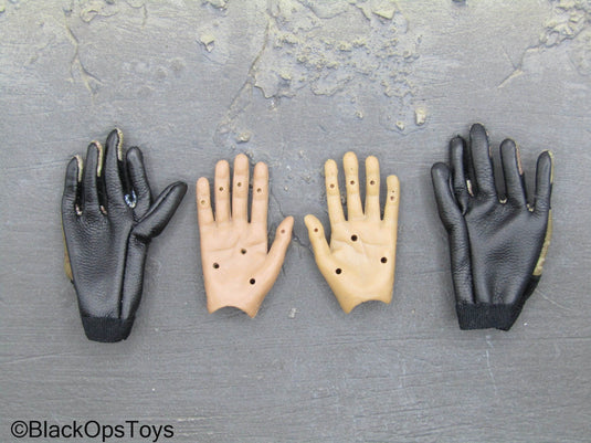 Male Bendy Hands w/Leather Like Gloves
