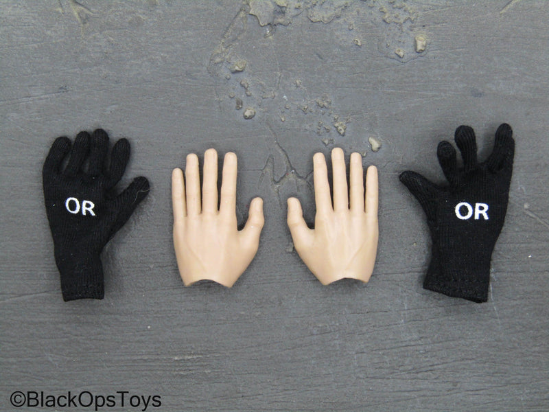 Load image into Gallery viewer, Male Bendy Hands w/Black Outdoor Research Gloves
