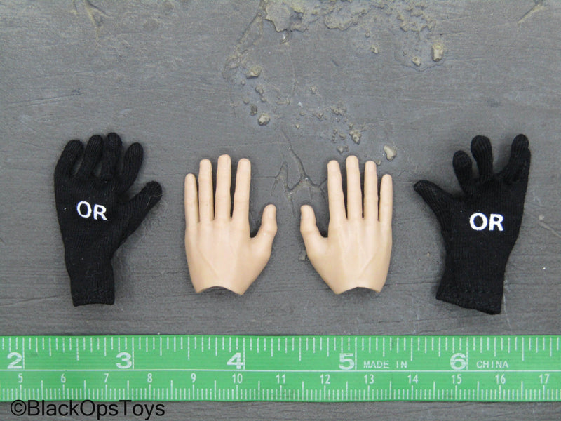 Load image into Gallery viewer, Male Bendy Hands w/Black Outdoor Research Gloves

