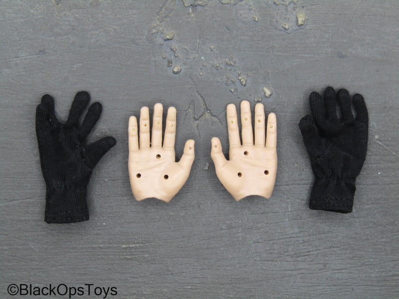 Load image into Gallery viewer, Male Bendy Hands w/Black Outdoor Research Gloves
