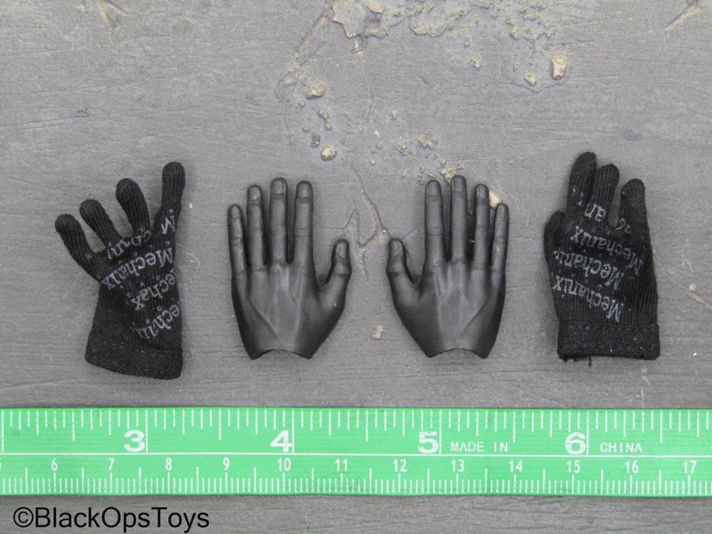 Load image into Gallery viewer, Black Bendy Hands w/Black Mechanix Gloves
