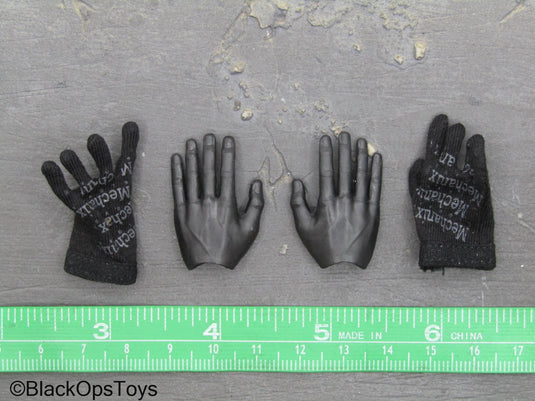 Black Bendy Hands w/Black Mechanix Gloves