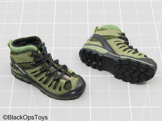 Olive Green Quest 4D Boots (Peg Type) (Easy & Simple)