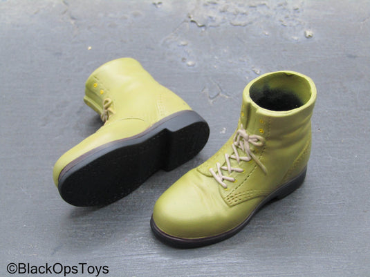 WWII - Tan M42 Service Shoes (Foot Type)