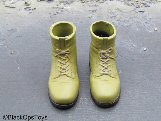 WWII - Tan M42 Service Shoes (Foot Type)