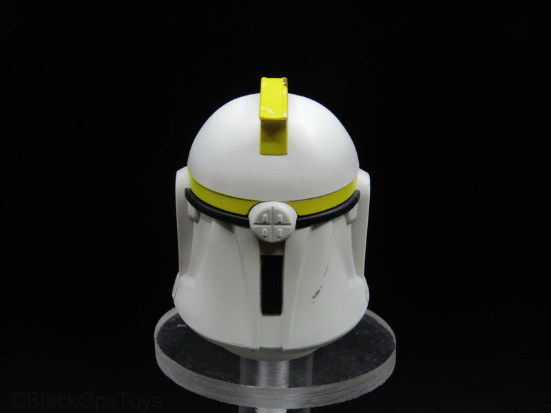Load image into Gallery viewer, Star Wars Clone Trooper - White &amp; Yellow Phase 1 Helmet
