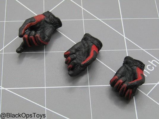 US Navy EODMU - Black & Red Gloved Hand Set