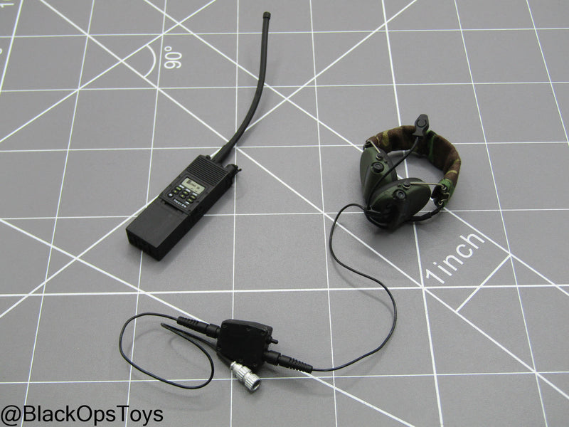 Load image into Gallery viewer, US Navy EODMU - Radio w/Woodland Camo Headset
