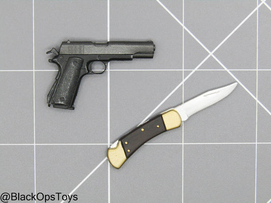 The Last Hope - 1911 Pistol w/Metal Knife