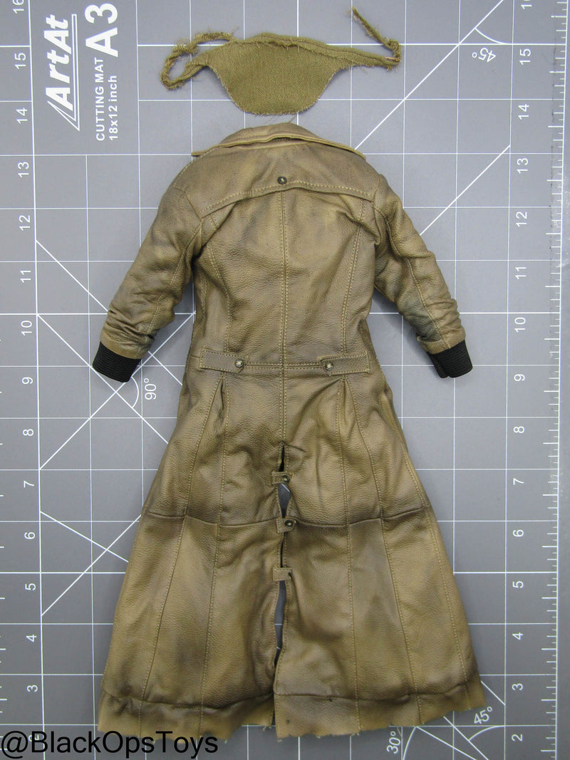 Load image into Gallery viewer, BVS - Knightmare Batman - Weathered Leather Like Trench Coat
