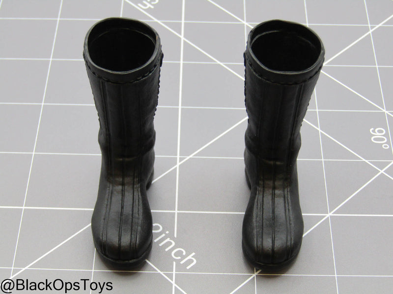 Load image into Gallery viewer, RE Jack K - Black Combat Boots (Peg Type)
