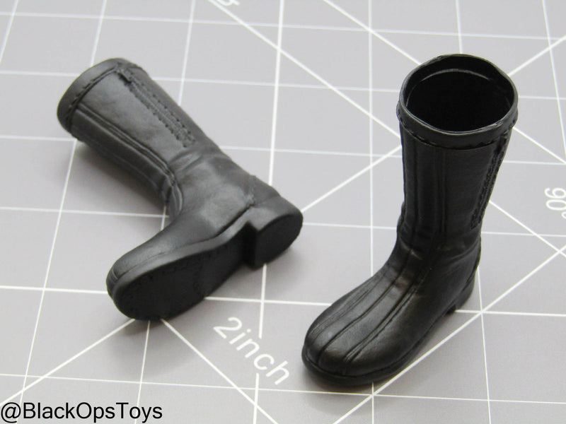 Load image into Gallery viewer, RE Jack K - Black Combat Boots (Peg Type)
