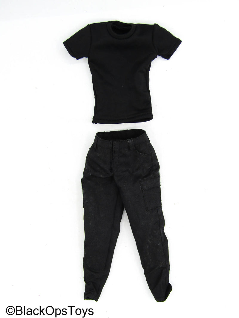 Load image into Gallery viewer, Punishman Frank - Black Shirt w/Combat Pants
