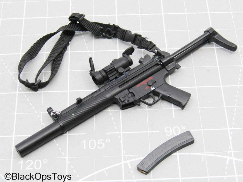 Load image into Gallery viewer, Black MP5SD SMG w/Sling &amp; Scope
