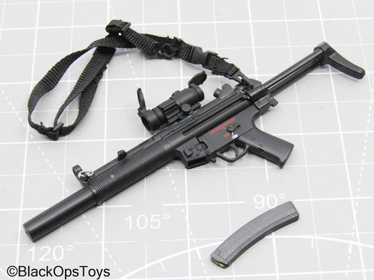 Black MP5SD SMG w/Sling & Scope