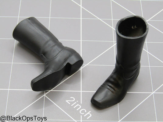 Doc Holliday - Black Cowboy Boots (Peg Type)