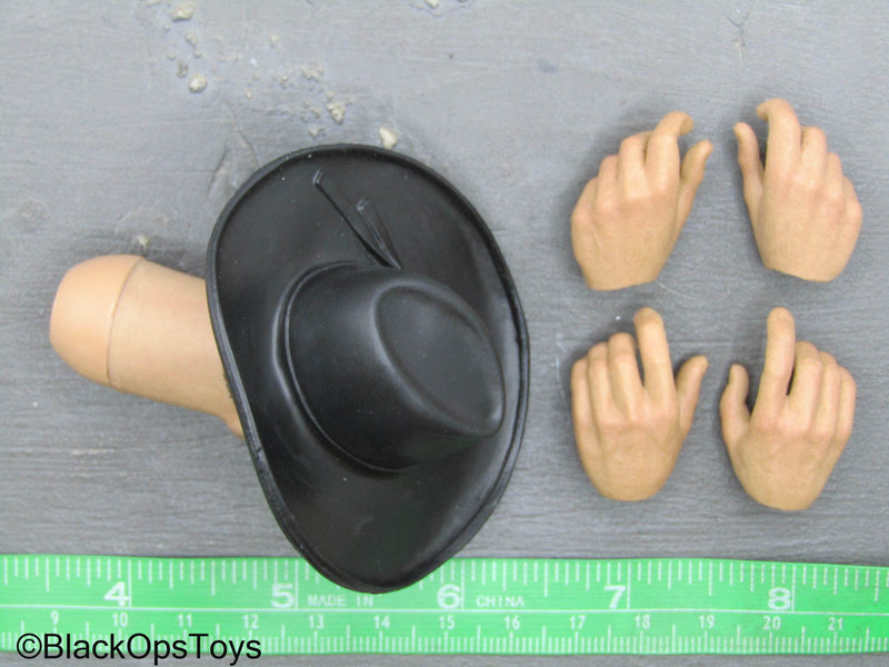 Load image into Gallery viewer, Doc Holliday - Male Head Sculpt w/Hat &amp; Hands
