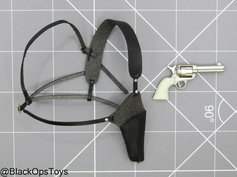 Load image into Gallery viewer, Doc Holliday - Revolver w/Leather Like Shoulder Holster
