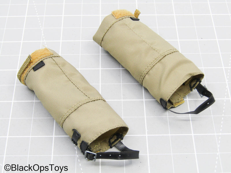 Load image into Gallery viewer, Tan Leg Gaiters
