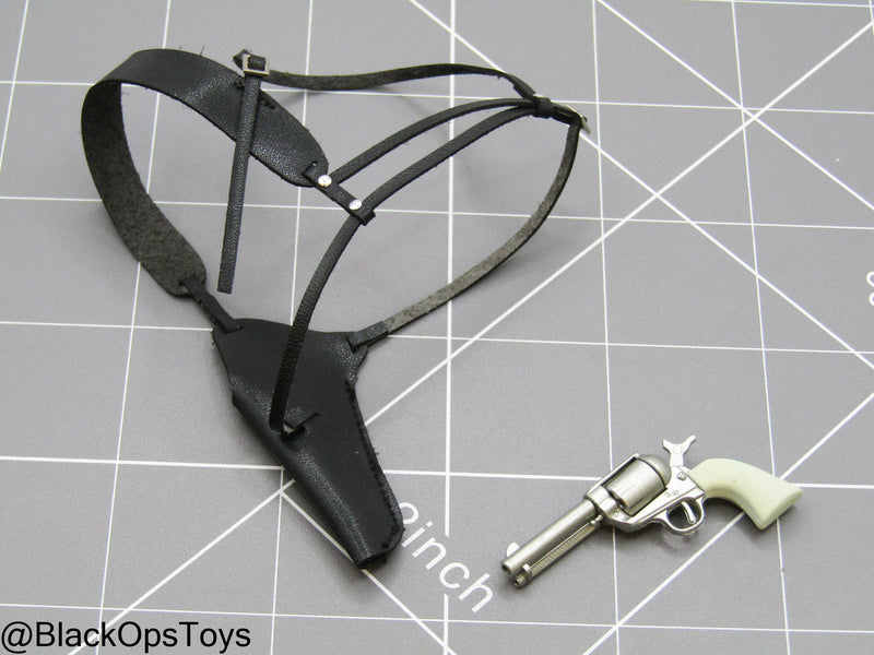 Load image into Gallery viewer, Doc Holliday - Revolver w/Leather Like Shoulder Holster
