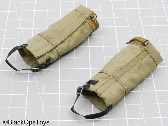Tan Leg Gaiters