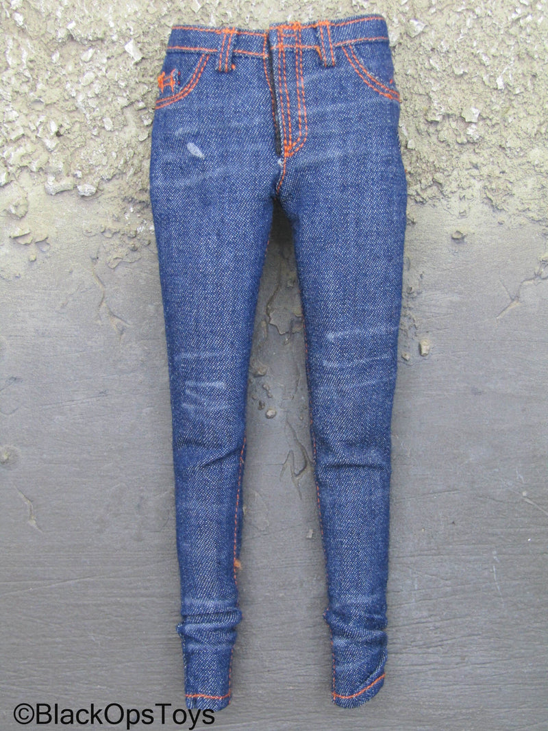 Load image into Gallery viewer, Resident Evil 2 - Claire Redfield - Female Blue Denim Like Jeans
