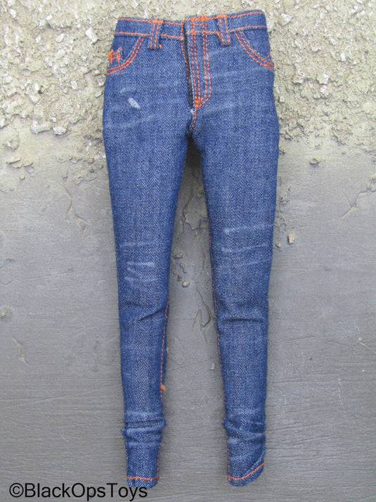 Resident Evil 2 - Claire Redfield - Female Blue Denim Like Jeans