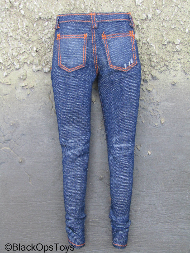 Load image into Gallery viewer, Resident Evil 2 - Claire Redfield - Female Blue Denim Like Jeans
